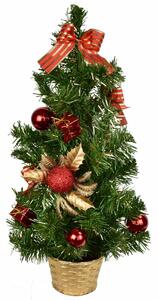 Caronia karácsonyi díszített fa, 45 cm