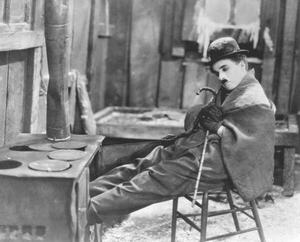Fotográfia Charlie Chaplin, (40 x 30 cm)