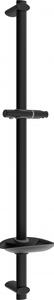 Mexen Zuhanygarnitúrák - Zuhanyzó DB 75 cm szappantartóval, csaptelep nélkül, fekete, 79384-70