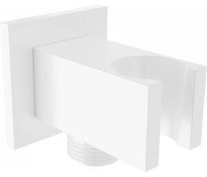 Mexen CUBE, rejtett sarok kézizuhany csatlakozó 1/2", fehér, 79300-20