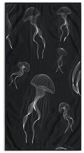 DecoKing Jellyfish strandtörölköző, 90 x 180 cm