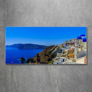 Akril üveg kép Santorini görögország