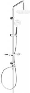 Mexen T67 zuhanygarnitúra felső fejjel 23cm, króm / fehér, 798676793-00