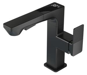 Austler FH-3423 smart mosdó csaptelep - multifunkciós fej - vízhőfok kijelző (fekete)
