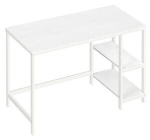 Íróasztal polcokkal, fehér120x60x75cm