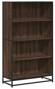 VidaXL barna tölgy színű szerelt fa könyvszekrény 80,5 x 35 x 139 cm