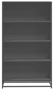 VidaXL fekete szerelt fa könyvszekrény 80,5 x 35 x 139 cm