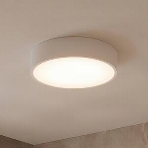 TEMAR LIGHTING Cleo 300 mennyezeti világítás, IP54, Ø 30 cm, fehér, dimmelhető, Fehér / opál, Nappali / Étkező, fém, Modern