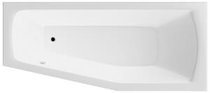 Aqualine Aqualine, OPAVA kád 160x70x44cm lábak nélkül, jobb, fehér, A1671