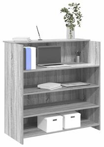 VidaXL recepciós pult szürke sonoma 100x50x103,5 cm szerelt fa