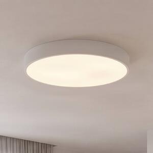 TEMAR LIGHTING Cleo mennyezeti lámpa, Ø 60 cm, IP20, fehér, fém, E27, dimmelhető, Fehér / opál, Nappali / Étkező, Modern