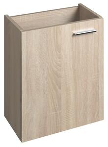 Aqualine Aqualine, ZOJA mosdó szekrény 39,5x50x22cm, platina tölgy, 51049DP