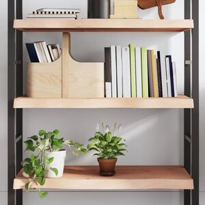 VidaXL kezeletlen tömör tölgyfa fali polc 100x50x(2-6) cm