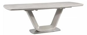 Armani Ceramic Bővíthető Kerámia Étkezőasztal Matt Szürke 160-220 cm