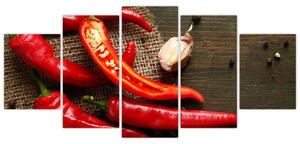 Kép - chili, paprika (150x70cm)