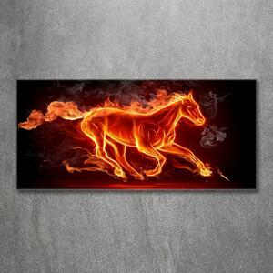 Akrilkép A ló a lángok