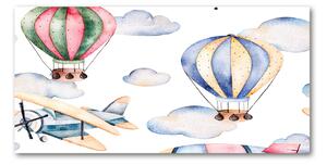 Akrilkép Repülőgépek és ballonok