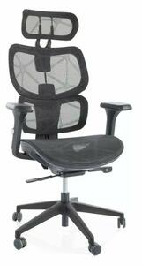 Devon Ergonomikus Hálós Forgószék Fekete Multiblock