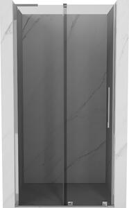 Mexen Velar L, tolózuhanyajtó nyitáshoz 120 cm, 8mm szürke üveg, króm, 871-120-003-41-01