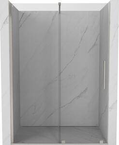 Mexen Velar, tolózuhanyajtó nyitáshoz 130 cm, 8 mm átlátszó üveg, csiszolt acél, 871-130-000-01-97