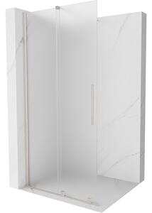 Mexen Velar, zuhanyparaván tolóajtóval Walk-in 70 x 200 cm, 8 mm-es matt üveg, csiszolt acél, 871-070-000-33-97