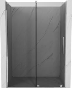 Mexen Velar, tolózuhanyajtó nyitáshoz 130 cm, 8mm szürke üveg, króm, 871-130-000-41-01