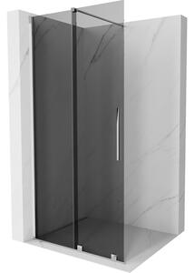Mexen Velar, zuhany paraván tolóajtóval Walk-in 70 x 200 cm, 8mm szürke üveg, króm, 871-070-000-43-01