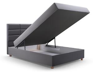 Egyszemélyes ágy 120 cm Picasso II (szürke) (tárolóhellyel és matraccal) . 1071512