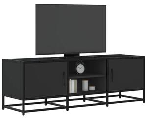 VidaXL fekete szerelt fa és fém TV-szekrény 120x35x41 cm