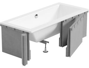 Mexen X-ST, polisztirol héj téglalap alakú fürdőkádhoz 120-150 x 70-90 cm, fehér, 55020-00