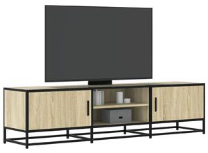 VidaXL sonoma tölgy színű szerelt fa és fém TV-szekrény 160x35x41 cm