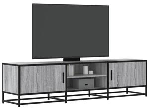 VidaXL szürke sonoma színű szerelt fa és fém TV-szekrény 160x35x41 cm