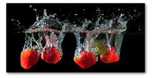 Akril üveg kép Szamóca víz alatt