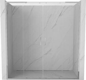 Mexen Exo, 2 szárnyú csúszó 170x200 cm, 6mm átlátszó üveg, króm profil, 8152-170-000-01-00