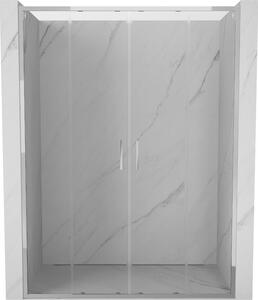 Mexen Exo, 2 szárnyú csúszó 130x200 cm, 6mm átlátszó üveg, króm profil, 8152-130-000-01-00