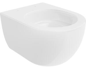 Mexen Carmen, fali WC csésze 490x365x340 mm, Perem nélküli Tornado, fényes fehér, 3388XX00T