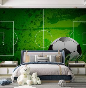 Fotótapéta Futball labda egy zöld pályán, Népszerű fotótapéta, Népszerű fotótapéta, u72784 - Tapeko.hu