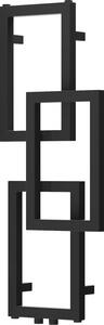 Mexen Grid, dekoratív fürdőszobai radiátor 870 x 360 mm, 209 W, fekete, W215-0870-360-00-70