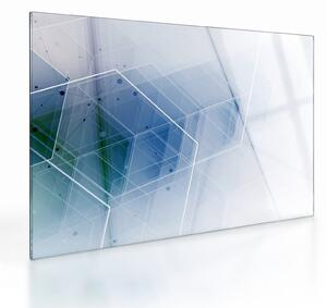 Kép - Geometriai formák (üvegen) (70x50 cm)