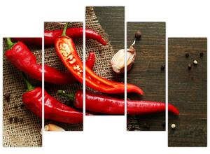 Kép - chili, paprika (125x90cm)