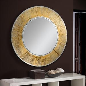 Modern fali tükör, AURORA, kerek, arany