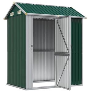 VidaXL zöld horganyzott acél kerti fészer 192x152,5x237 cm