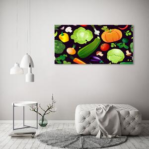 Akril üveg kép Színes zöldségek