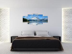 Kép - havas, hegycsúcsok (150x70cm)