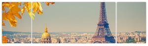 Modern festmény - Párizs - Eiffel -torony (170x50cm)
