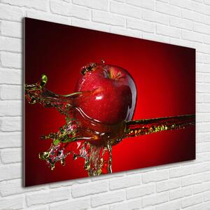 Fali üvegkép Az apple és a víz