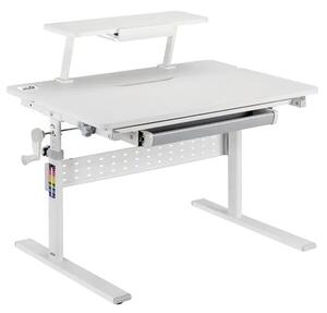 Ergo office gyermek íróasztal er-483, állítható, szürke, 900x600mm