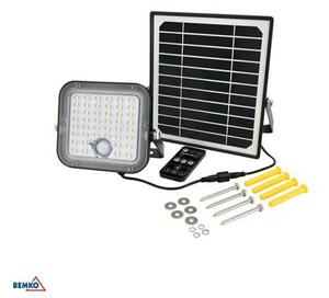 SOLPAR napelemes reflektor 30W 4800lm 4000K IP65 távirányítóval