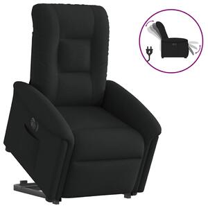 VidaXL elektromos felállást segítő fekete szövet dönthető fotel