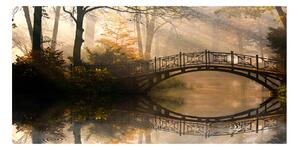 Akril üveg kép Régi híd ősszel